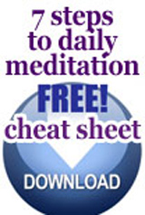 7 steps to daily meditation