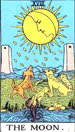 the moon tarot card