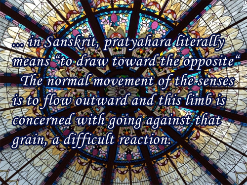 the meaning of pratyahara in sanskrit