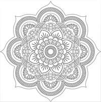 Mandala 24 coloring page - Coloringcrew.com